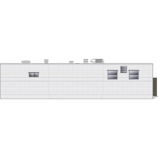 Rapido Trains 138202 HO Scale Kitchen Trailer Painted Unlettered