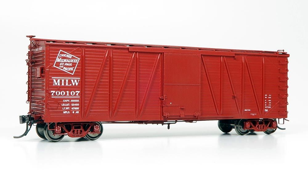 Rapido Trains 142006A HO Scale USRA Single Sheathed Boxcar Milwaukee Road MILW #Varies