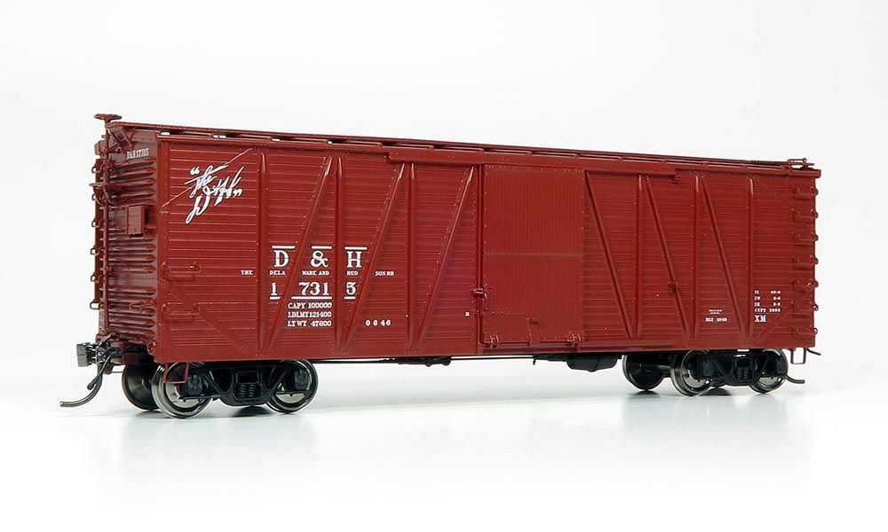 Rapido Trains 142007A HO Scale USRA Single Sheathed Boxcar Delaware & Hudson D&H #Varies