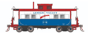 Rapido Trains 144040 HO Scale Northeastern Style Steel Caboose Lehigh Valley "Bicentennial Scheme" LV 1776