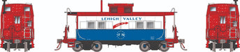 Rapido Trains 144040 HO Scale Northeastern Style Steel Caboose Lehigh Valley "Bicentennial Scheme" LV 1776