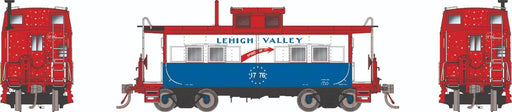 Rapido Trains 144040 HO Scale Northeastern Style Steel Caboose Lehigh Valley "Bicentennial Scheme" LV 1776