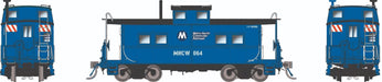 Rapido Trains 144047 HO Scale Northeastern Style Steel Caboose Metro North MNCW 064
