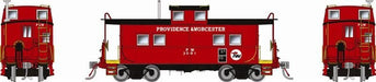 Rapido Trains 144048 HO Scale Northeastern Style Steel Caboose Providence & Worcester PW 3001