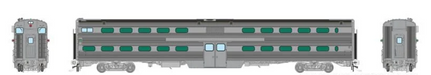 Rapido Trains 145096 HO Gallery Commuter Car: Cab Coach: Painted - Unlettered