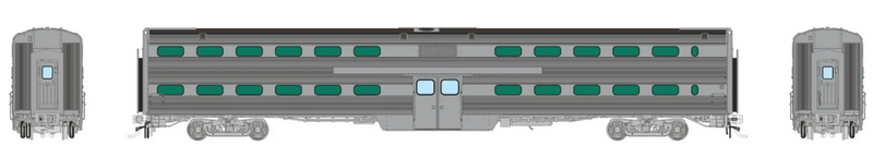 Rapido Trains 145097 HO Gallery Commuter Car: Coach: Painted - Unlettered