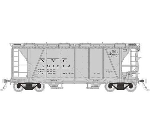 Rapido Trains 149001A HO Scale Enterprise Covered Hopper New York Central NYC Roman # Varies