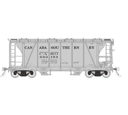 Rapido Trains 149003A HO Scale Enterprise Covered Hopper Canada Southern CASO # Varies
