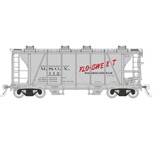 Rapido Trains 149004A HO Scale Enterprise Covered Hopper MSGX "Flo-Sweet" # Varies