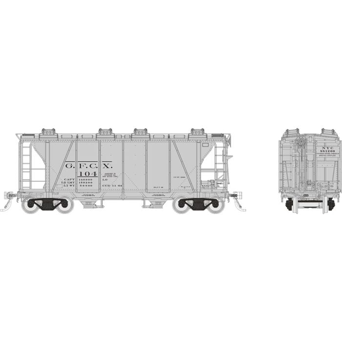 Rapido Trains 149005A HO Scale Enterprise Covered Hopper GFCX # Varies