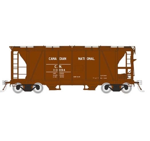 Rapido Trains 149008A HO Scale Enterprise Covered Hopper Canadian National CNR Delivery # Varies