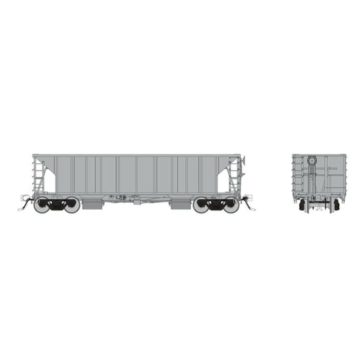 Rapido Trains 158098 HO Scale NSC Ballast Car Unlettered Silver
