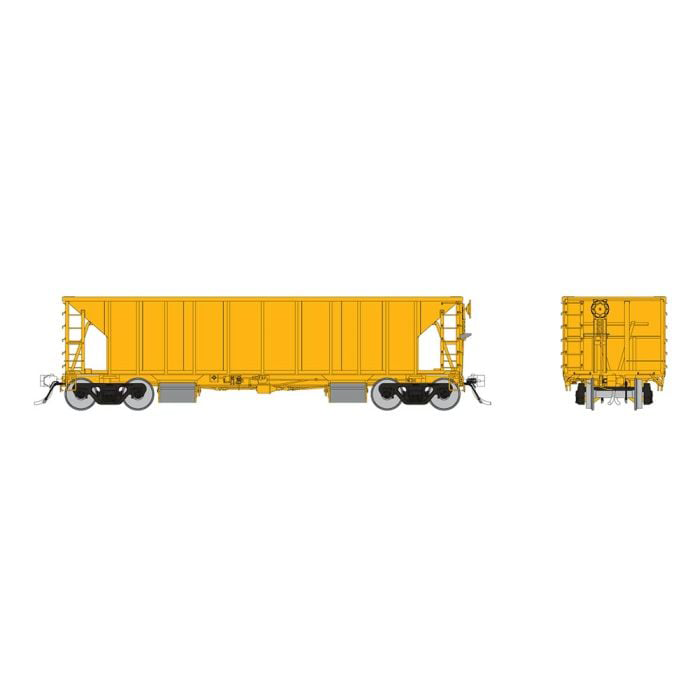 Rapido Trains 158098 HO Scale NSC Ballast Car Unlettered Yellow