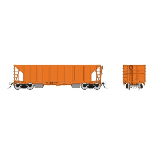 Rapido Trains 158099 HO Scale NSC Ballast Car Unlettered Orange