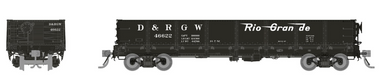 Rapido Trains 163013A HO Scale 40' Drop Bottom Gondola Rio Grande D&RGW # Varies