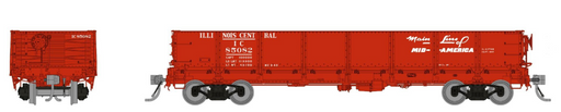 Rapido Trains 163014A HO Scale 40' Drop Bottom Gondola Illinois Central IC # Varies