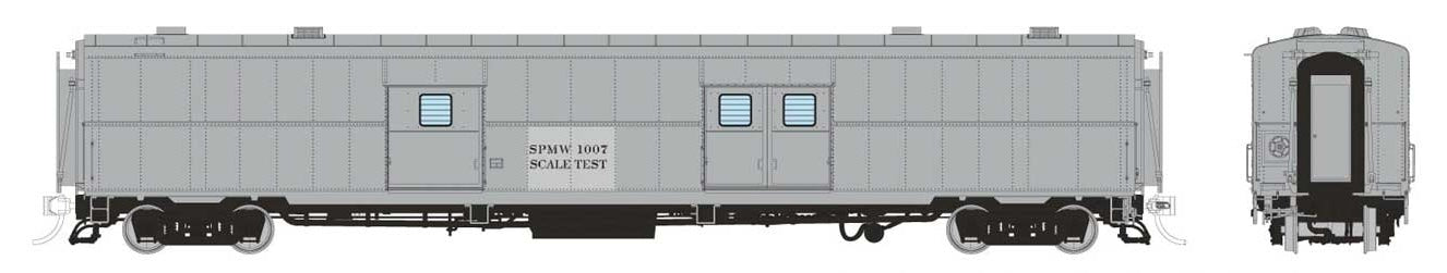 Rapido Trains 176016 HO Scale PC&F Economy Baggage Southern Pacific - Scale Test Car #1007