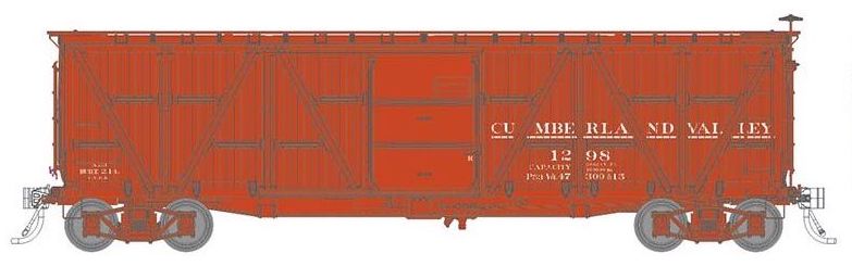 Rapido Trains 177001 HO Scale X23 Boxcar Cumberland Valley CV 6 Pack