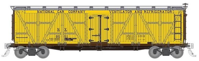 Rapido Trains 177204 HO Scale FGE R7 National Car Co. NX 6 Pack