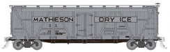 Rapido Trains 177205A HO Scale FGE R7 Reefer Mathiesion Dry Ice Single Car (# Varies)