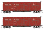 Rapido Trains 177206 HO Scale FGE R7 Reefer Baltimore & Ohio B&O 2 Pack