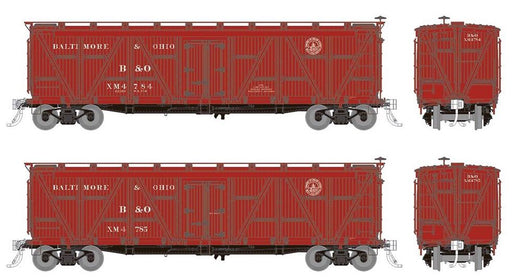 Rapido Trains 177206 HO Scale FGE R7 Reefer Baltimore & Ohio B&O 2 Pack
