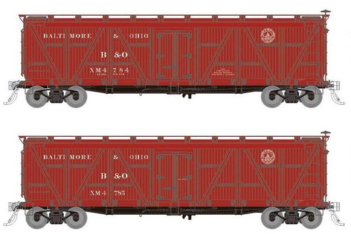 Rapido Trains 177206 HO Scale FGE R7 Reefer Baltimore & Ohio B&O 2 Pack