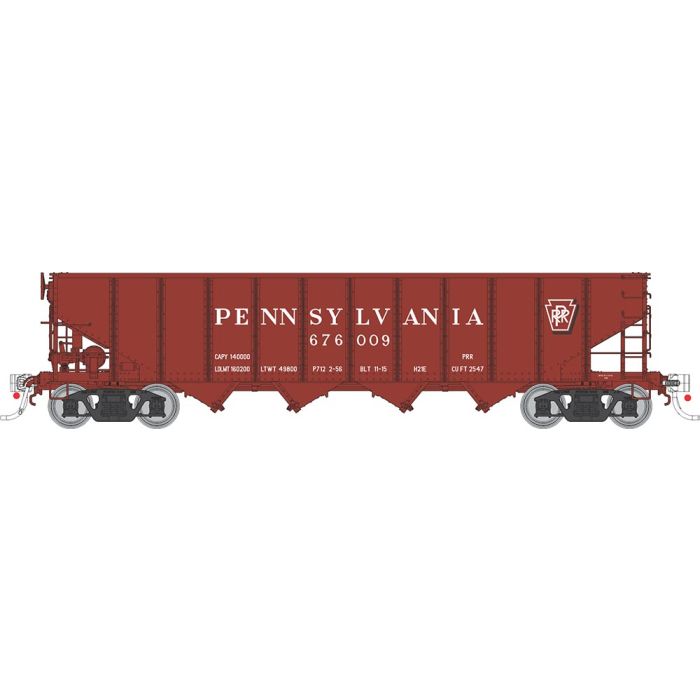 Rapido Trains 178008 HO Scale H21e Pennsylvania PRR 6 Pack (1954+ Shadow Keystone)