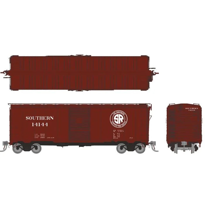 Rapido Trains 180003A HO Scale 1937 AAR Boxcar Southern SOU #'s Vary