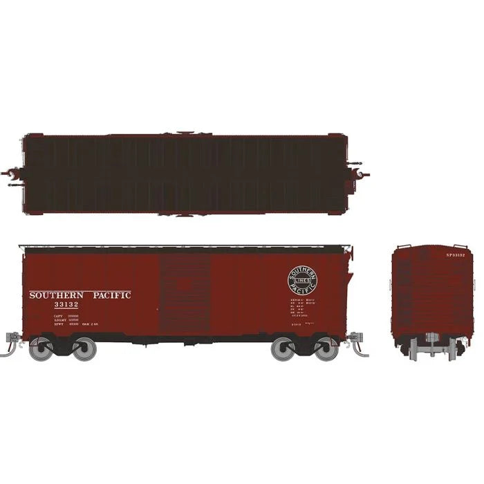 Rapido Trains 180004A HO Scale 1937 AAR Boxcar Southern Pacific SP #'s Vary