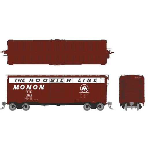 Rapido Trains 181001A HO Scale 1937 AAR Boxcar Monon CIL #'s Vary