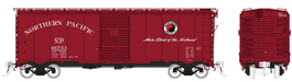 Rapido Trains 181009A HO Scale 1937 AAR Boxcar NP Main Street Scheme #'s Vary