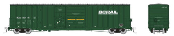 Rapido Trains 191002A HO Trenton Works 6637 Boxcar BC Rail (As-Delivered) Single Car #2