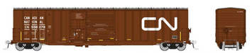 Rapido Trains 193004A HO Scale Trenton Works 6348 Boxcar Canadian National CN with Conspicuity #s Vary