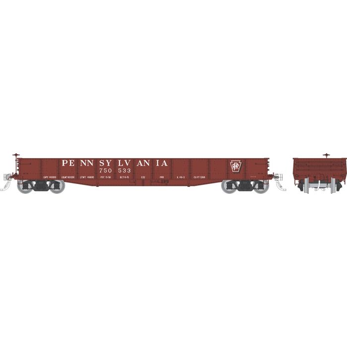 Rapido Trains 194005A HO Scale G22 Gondola Pennsylvania PRR Shadow # Varies