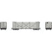 Rapido Trains 195006A HO Scale ACF Helium Car US NAVY USNX (All Silver Scheme)