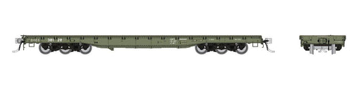 Rapido Trains 199002A HO Scale Magor 54' Flatcar DODX Early Scheme (# Varies Single Car)