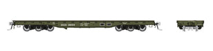 Rapido Trains 199003A HO Scale Magor 54' Flatcar DODX Early Repaint (# Varies Single Car)