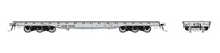 Rapido Trains 199005A HO Scale Magor 54' Flatcar DODX Navy (# Varies Single Car)