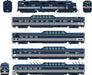 Rapido Trains 210011 HO Scale EMD Train of Tomorrow Set - DC
