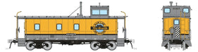 Rapido Trains 225017 HO Scale Rio Grande Steel Caboose D&RGW 01427 (Post War Mods - Aspen Gold / Main Line)