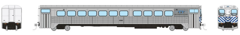 Rapido Trains 226104 HO Scale H-S Commuter Cab Coach AMT Montreal 102