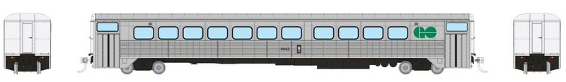 Rapido Trains 226109 HO Scale H-S Commuter Coach GO Transit "Early" 9962
