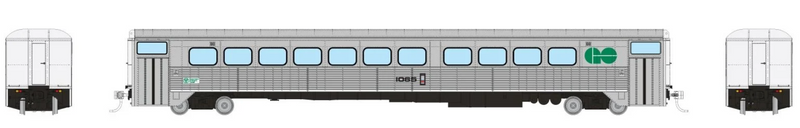Rapido Trains 226113 HO Scale H-S Commuter Coach AMT Montreal 1065