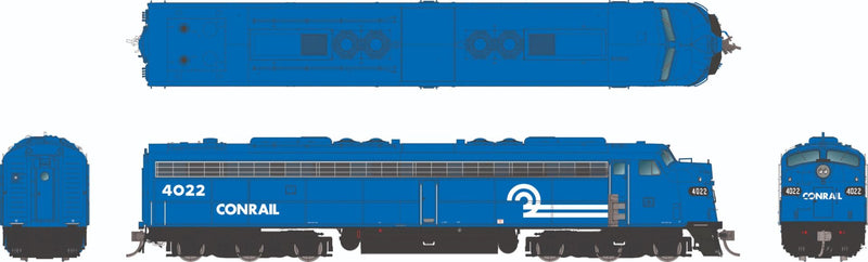 Rapido Trains 28829 HO EMD E8A Conrail CR - Blue Scheme 4022