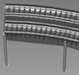 Rapido Trains 301004 HO Scale Elevated Track Extra Rail Joiners (Unique Design) - 48 Pieces