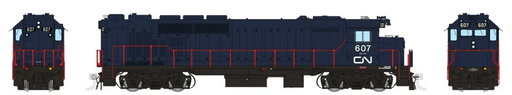 Rapido Trains 34002 HO Scale GP40TC Diesel Canadian National "Blue Scheme" CN 607 - DC