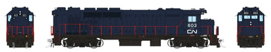 Rapido Trains 34501 HO Scale GP40TC Diesel Canadian National "Blue Scheme" CN 603 (DC/DCC/Sound)