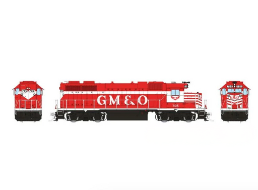 Rapido Trains 38056 HO EMD GP38 Gulf Mobile & Ohio GM&O 705 - DC