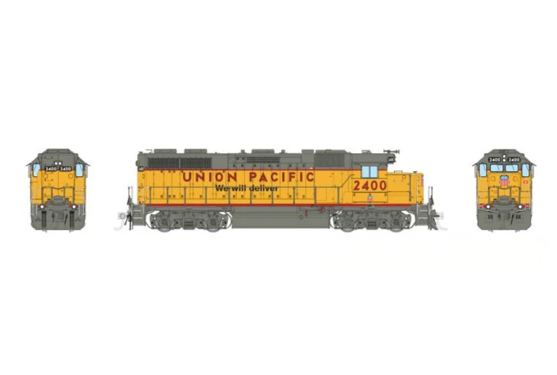 Rapido Trains 38074 HO EMD GP38 Union Pacific Dash-3 Rebuild UP 2412 - DC